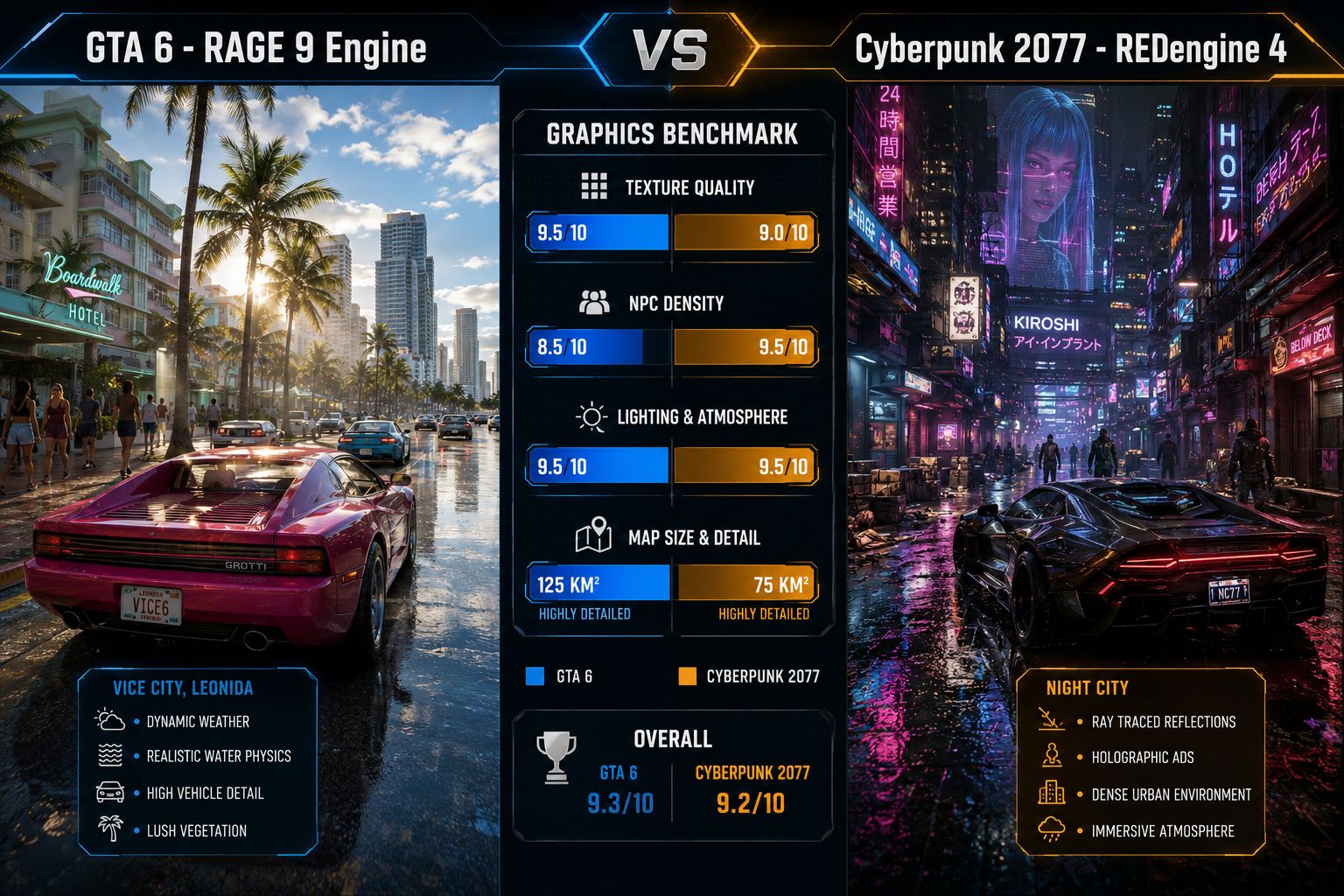 GTA 6 vs Cyberpunk 2077