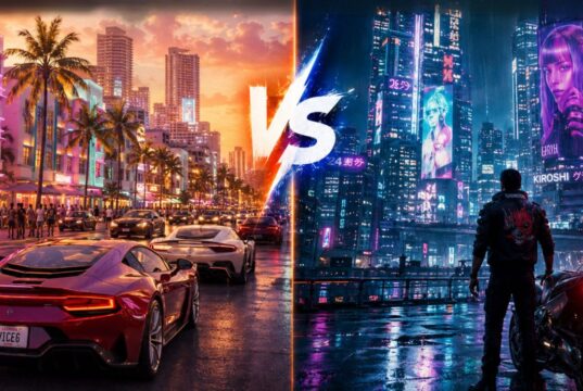 GTA 6 vs Cyberpunk 2077: Which Open World Game Looks Better in 2026? GTA 6 vs Cyberpunk 2077