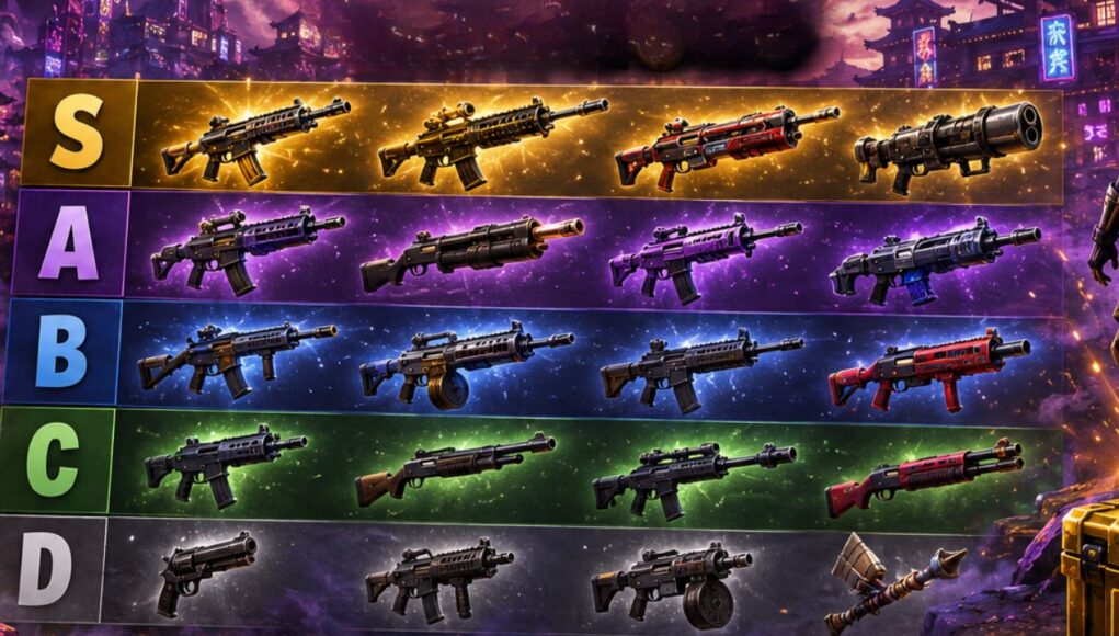 Fortnite Chapter 6 Best Weapons Tier List