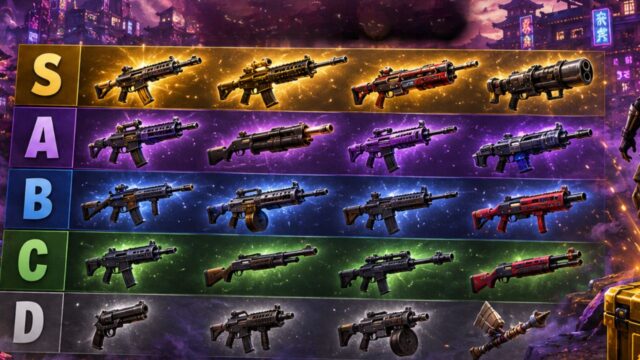 Fortnite Chapter 6 Best Weapons Tier List for 2026 Fortnite Chapter 6 Best Weapons Tier List