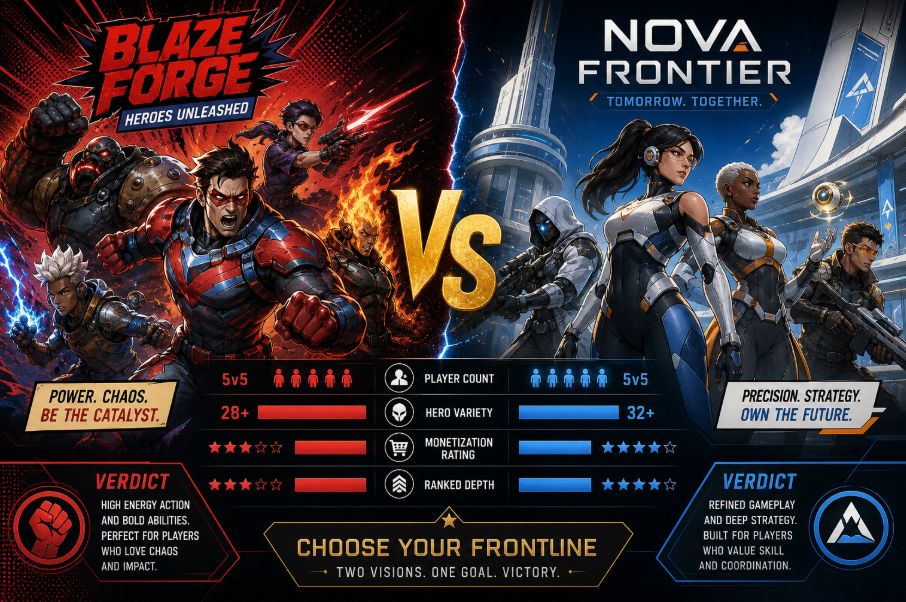 Marvel Rivals vs Overwatch 2