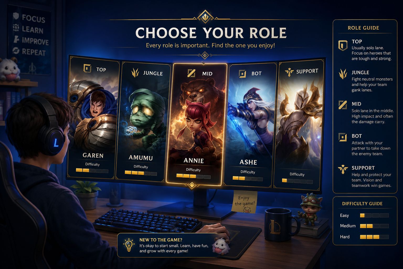What Are the Easiest League of Legends Champions to Learn