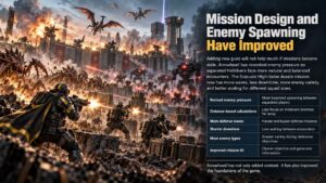 Mission Design and Enemy Spawning Have Improved